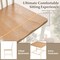 Armless Spindle Back Dining Chair Set Of 2 With Ergonomic Seat